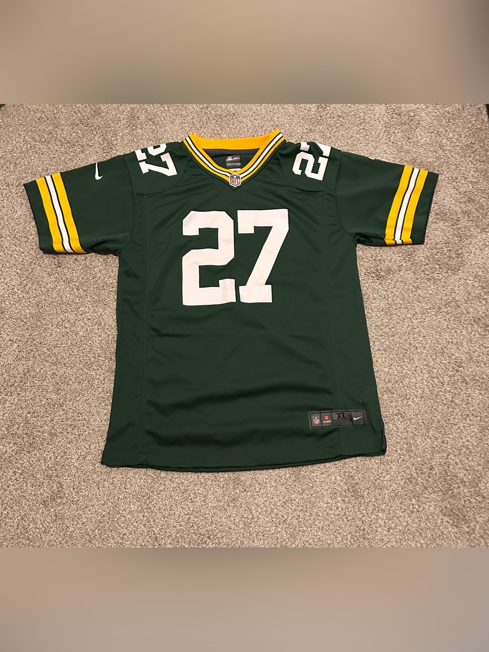 Nike Kids Green Bay Packers Jersey #27 Lacy